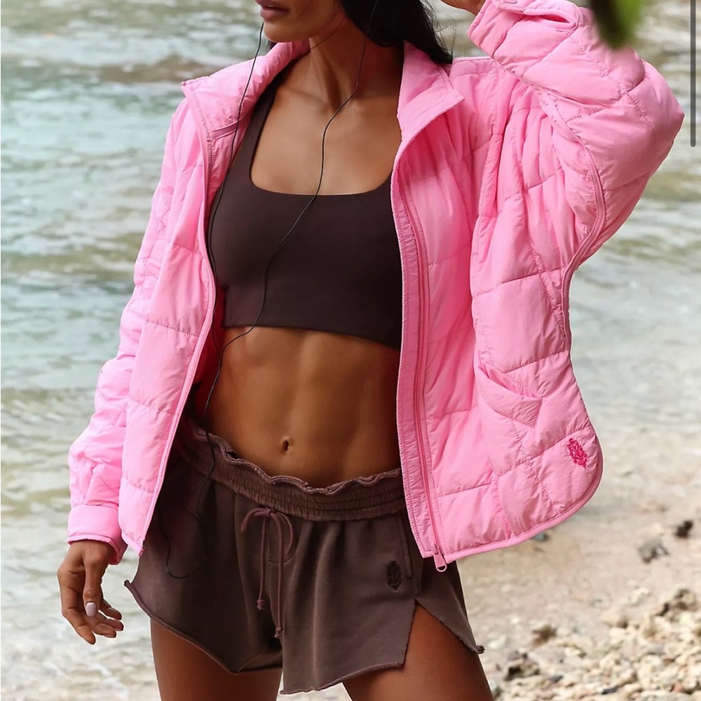 FP Movement by Free People Pink Puffer Jacket